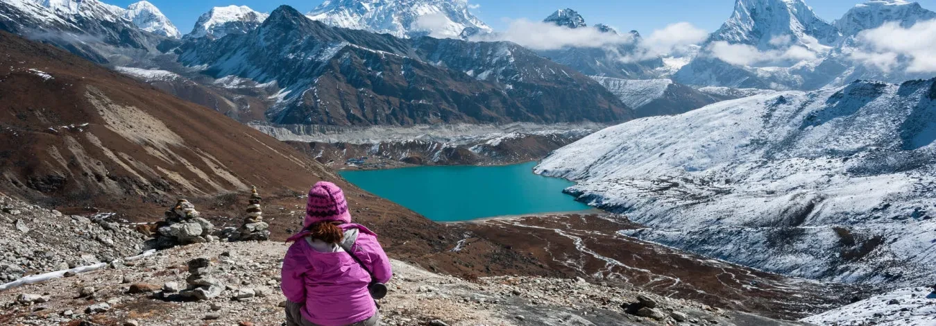 Gokyo Lakes and Everest View from Renjola Pass